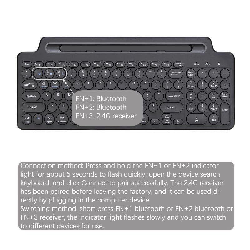 Bluetooth Keyboard Multi with slot