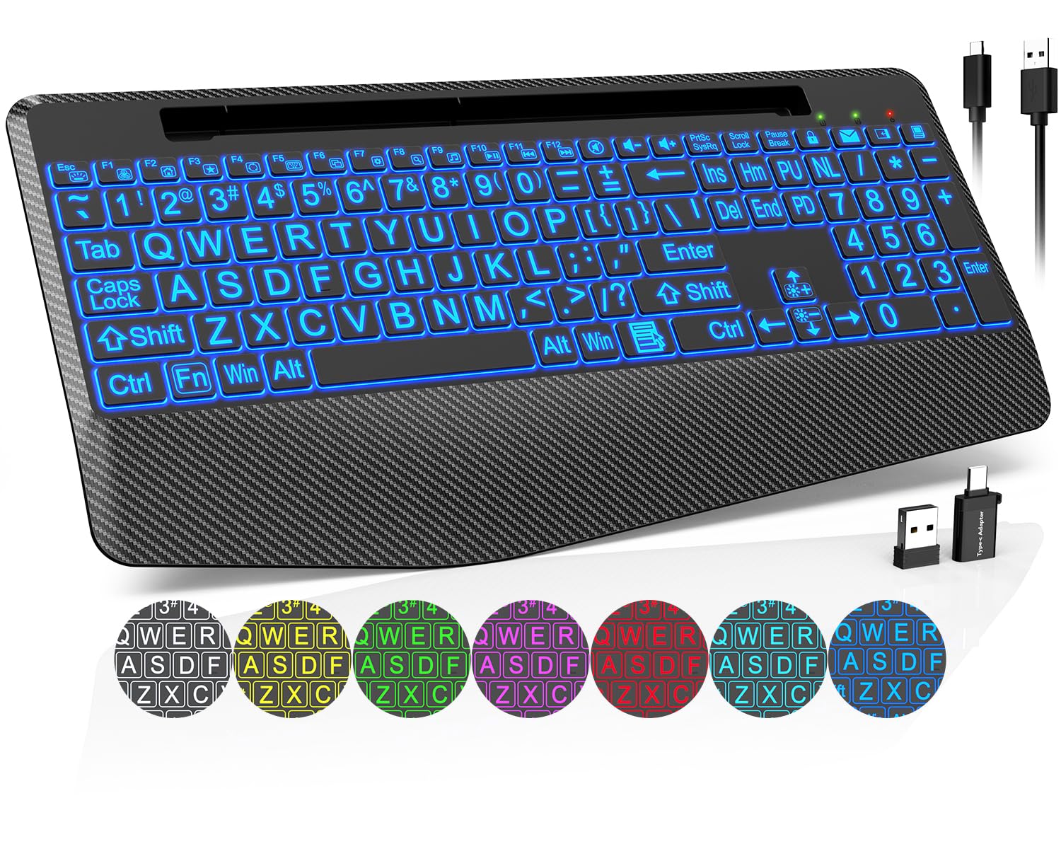 Backlit Keyboard Full Size